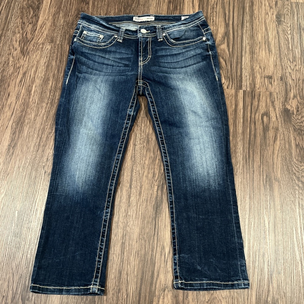BKE Buckle Jeans 28 Womens Blue Denim Payton Ankle Straight Medium Wash